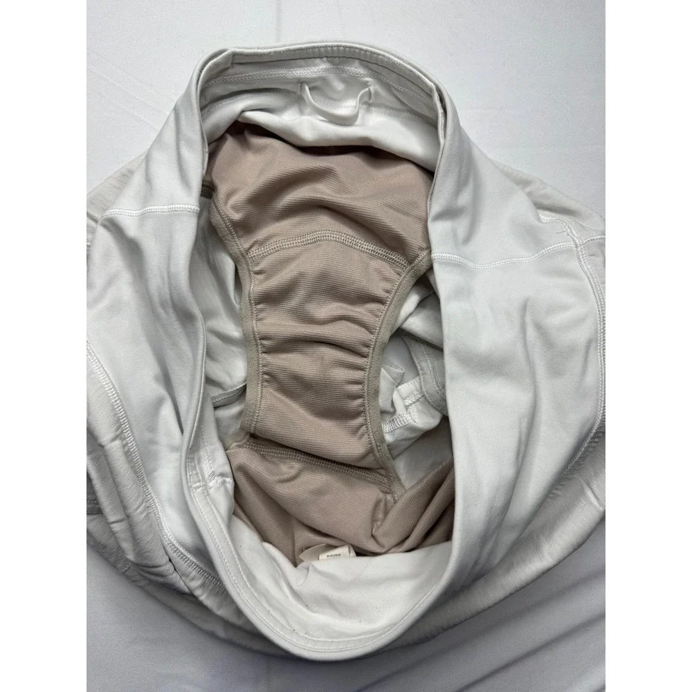 Lululemon Speed Up High-Rise Lined Short 4 White Running Shorts Size 6 Tall